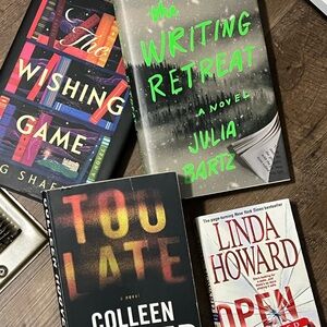 Assorted Hardcover & Paperback Novel Bundle - Bright Multicolor Covers